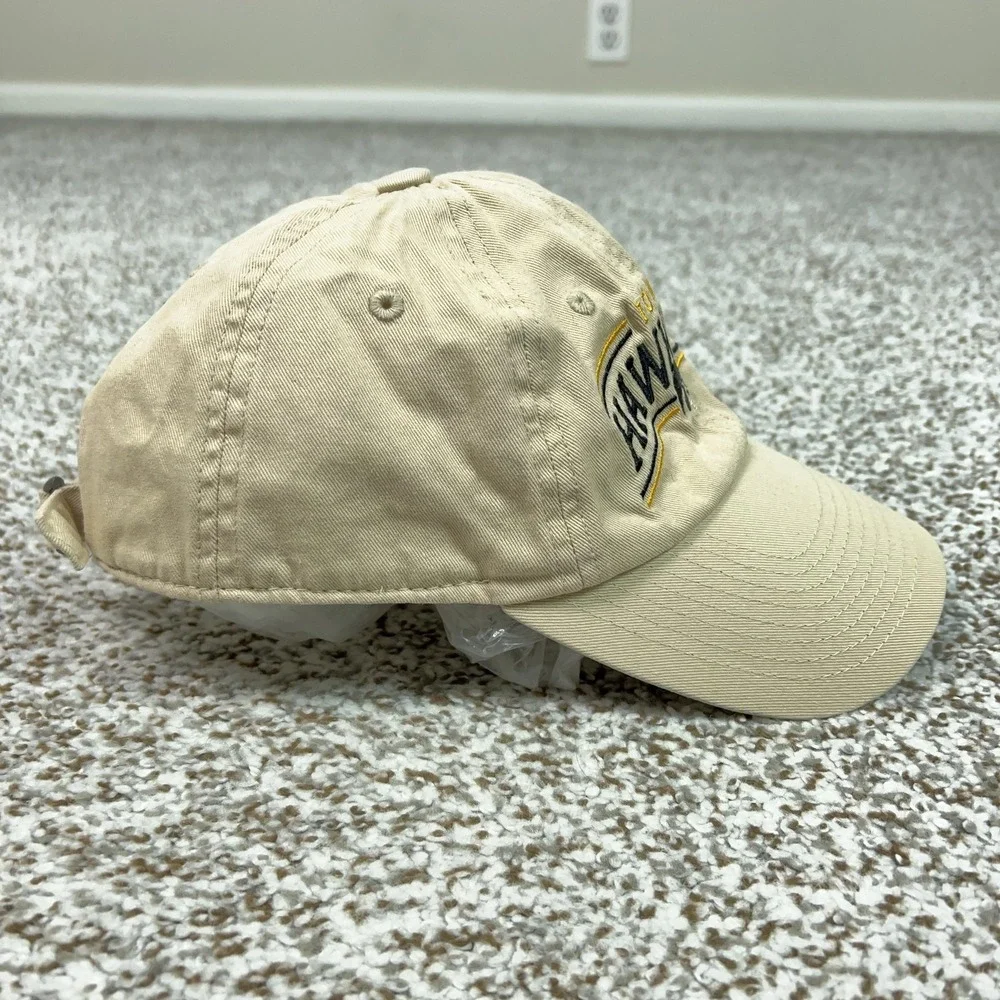 Iowa‎ Hawkeyes Hat Cap Strap Back Mens One Size Beige NCAA Football College Logo